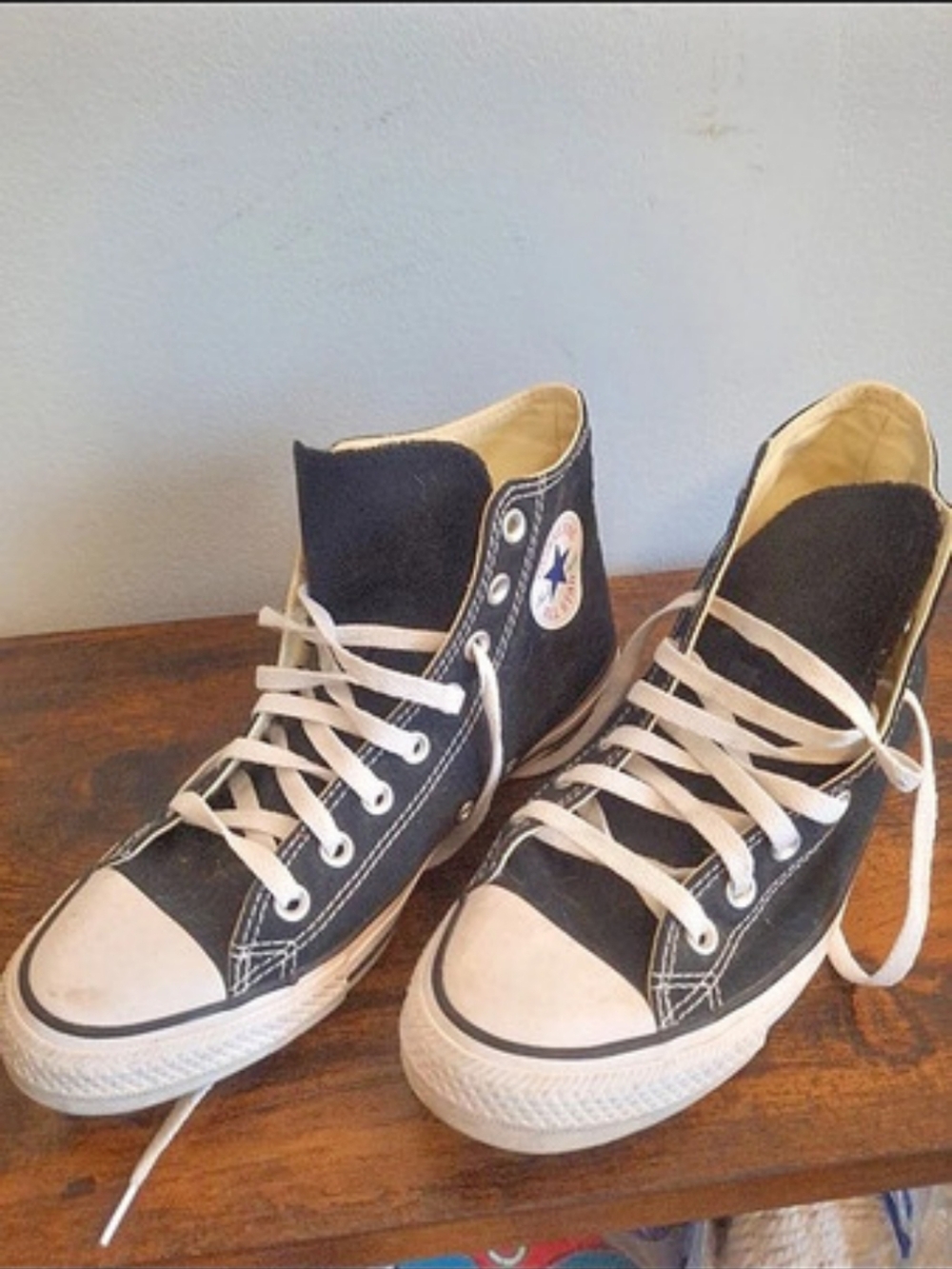 Converse Chuck Taylor All Star High Top Sneakers Black White US Women's Men's 8